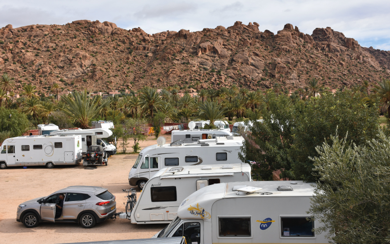 camping au maroc pour camping-car